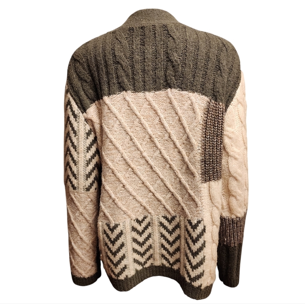 Industry Republic Oversized Button Up V-neck Cardigan Sweater M - Picture 5 of 12